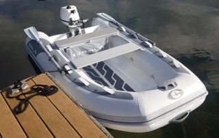 GALA ATLANTIS-LITE tender: A270 lite measures 8’10” long, rated 10HP max. Created for customers who are looking for the perfect light-weight tender. 03